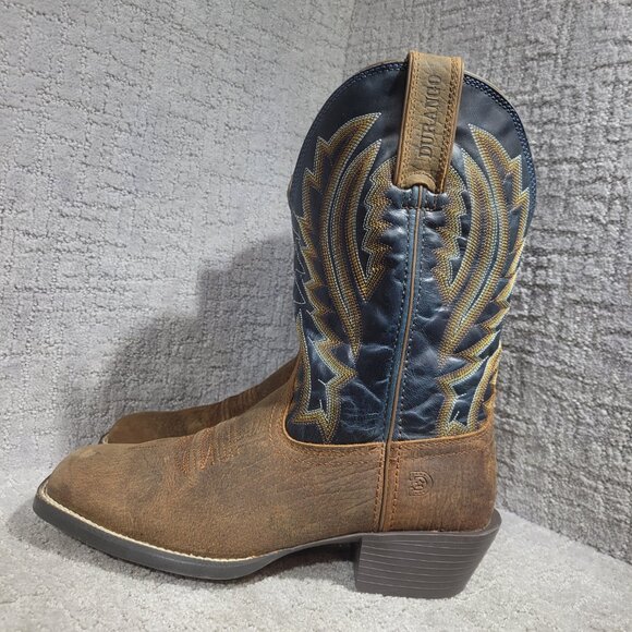 Durango Other - Durango Westward Men's Size 10M US Brown Blue Leather Western Boots DDB0354